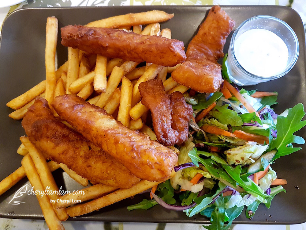 Cod fish & chips : ISK 1,600