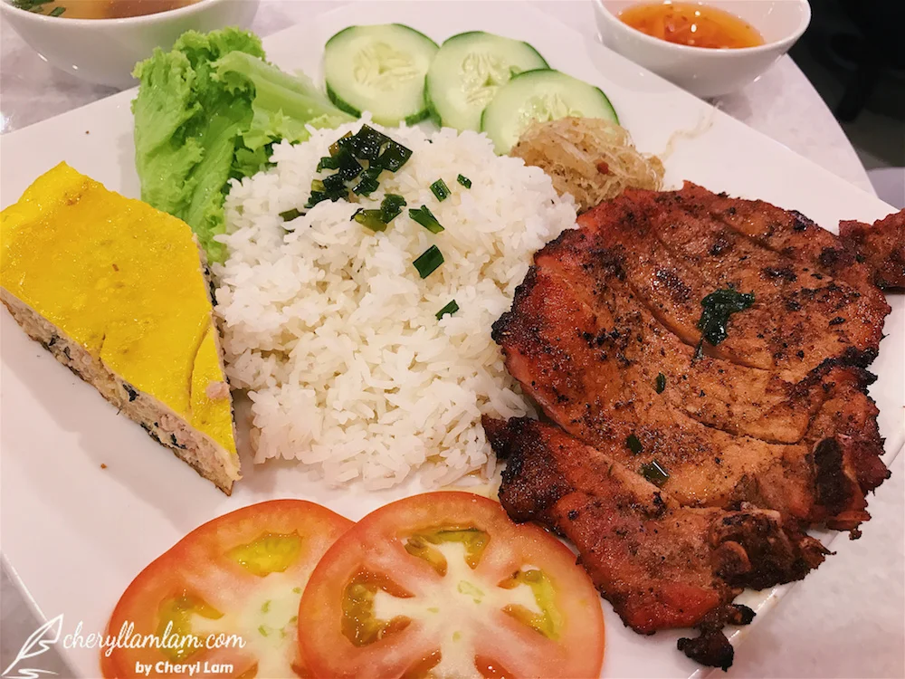 Char Grilled Pork Chop with Broken Rice - MYR 15.90