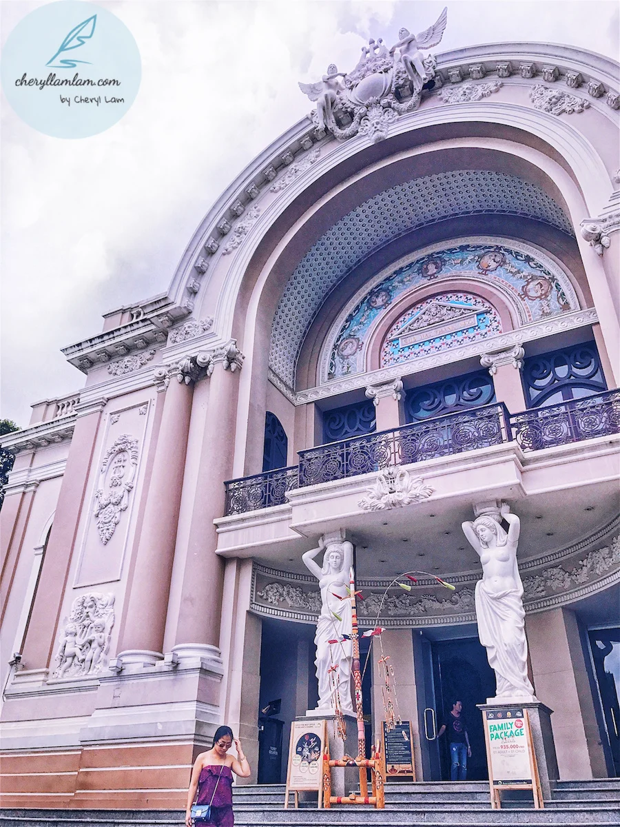This is me in front of Saigon Opera House