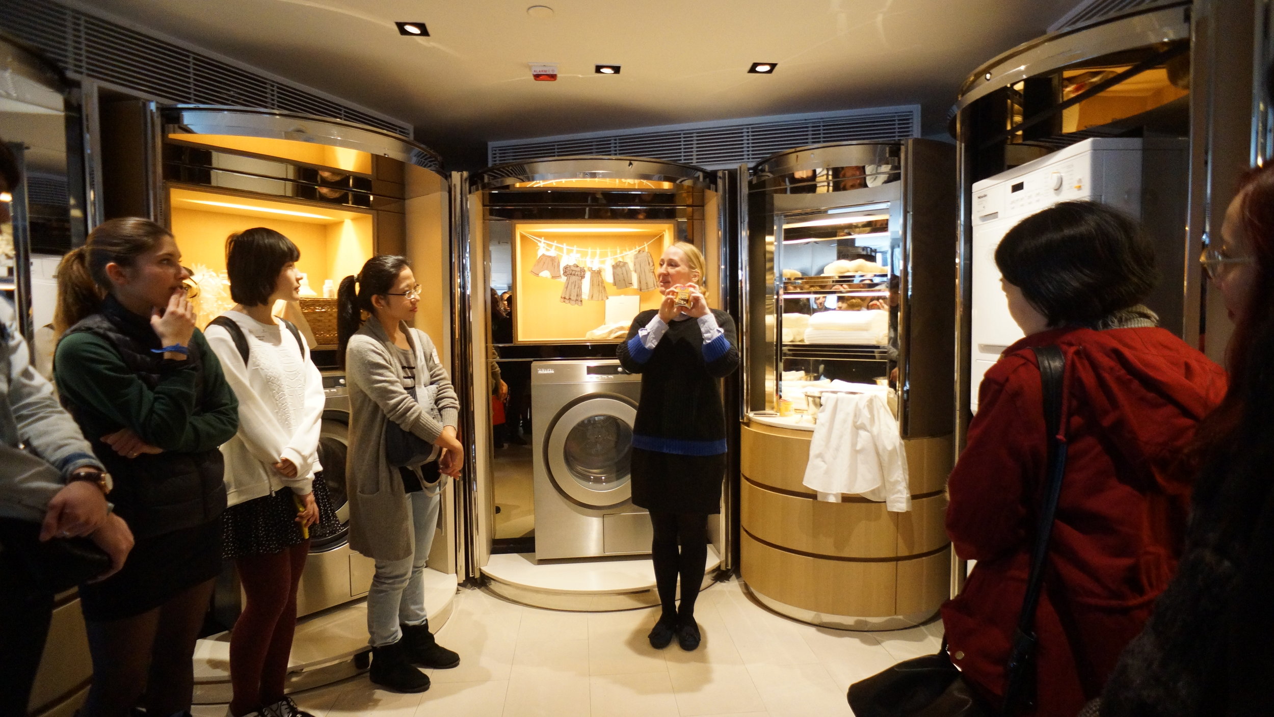 The Redress Forum Designer Challenge. Laundry care demonstration at The Private Lounge by Miele.JPG