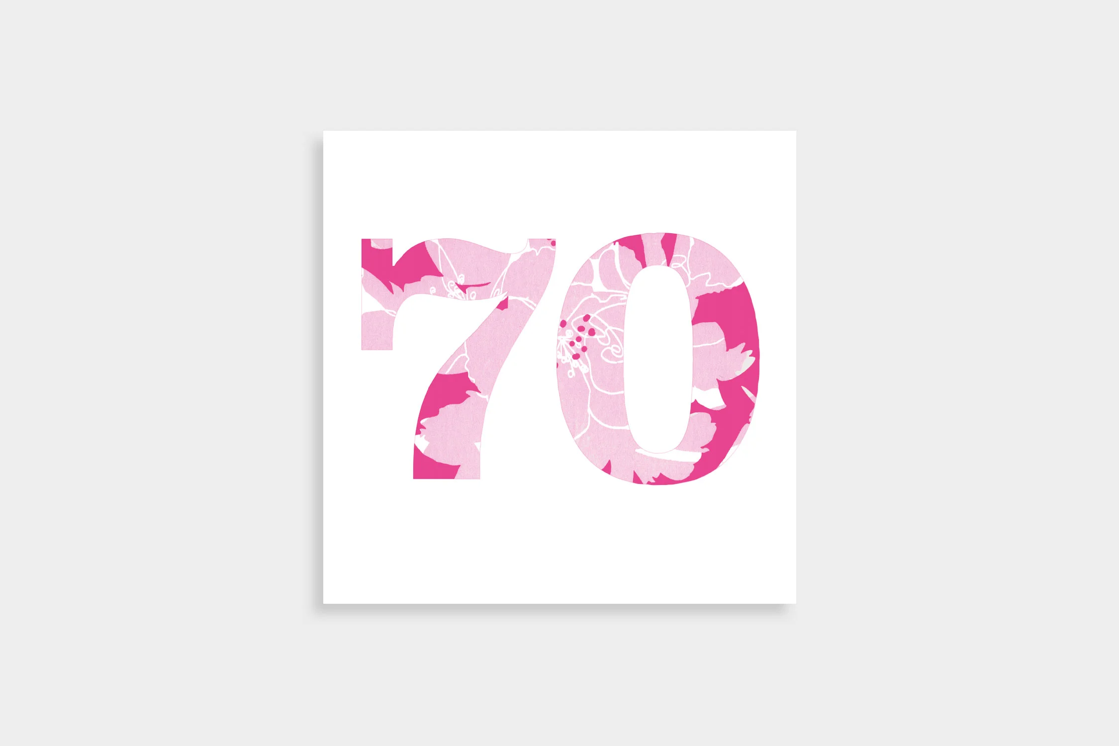 Pink 'Cherry Blossom' | Numbers