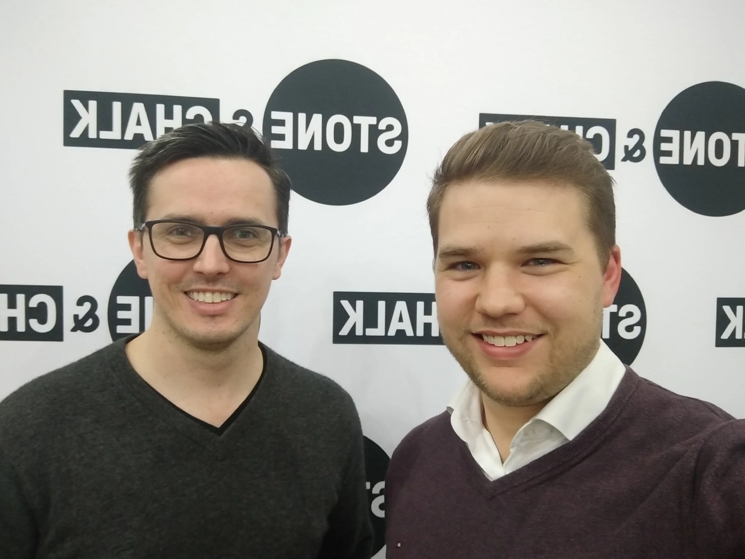 Ben Williamson and Rhys Davis