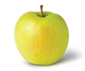 Golden Delicious Mildly sweet, juicy, crisp, & light yellow flesh Harvest: Early October
