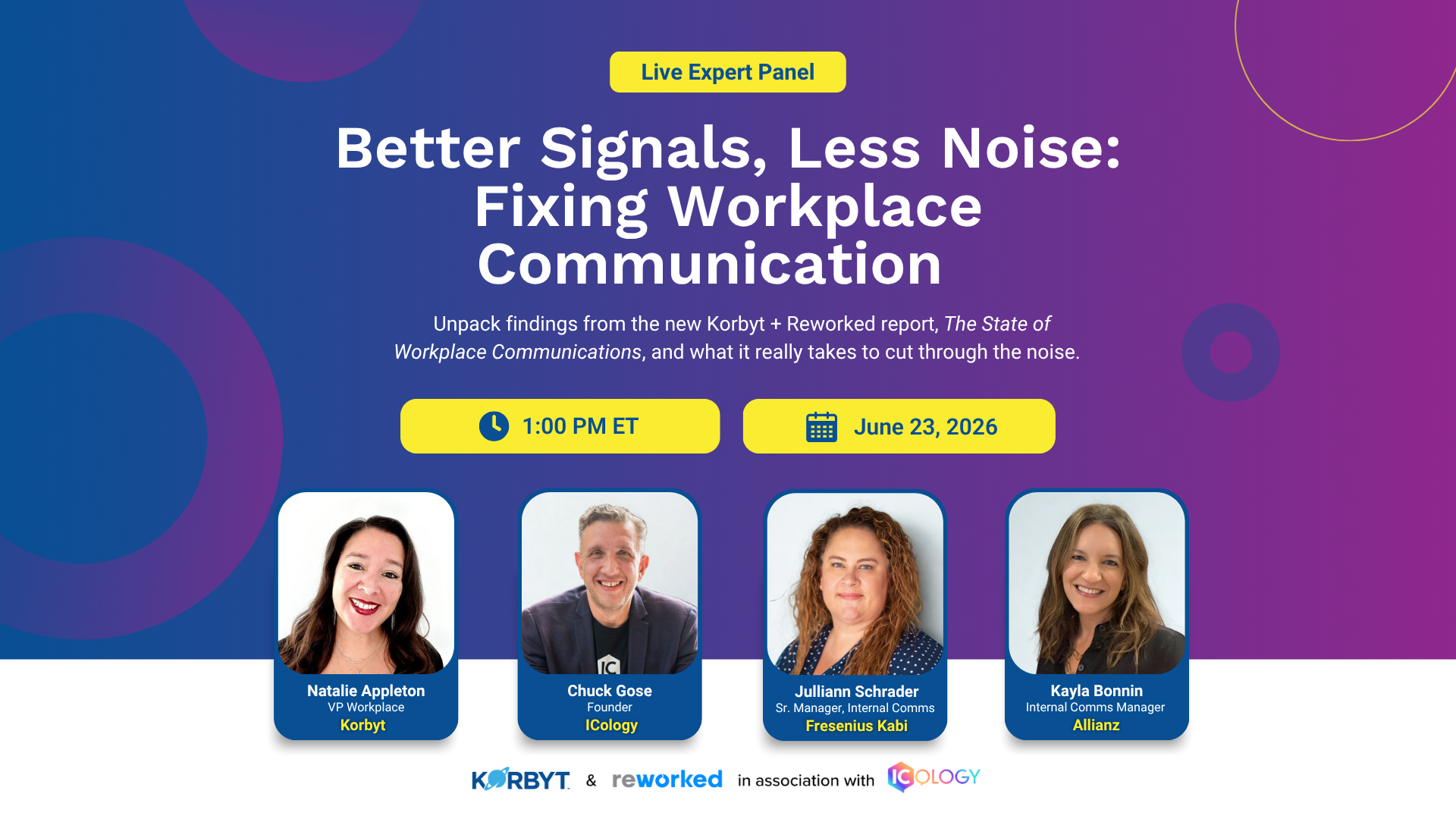 Better Signals, Less Noise: Join the Expert Panel on June 23