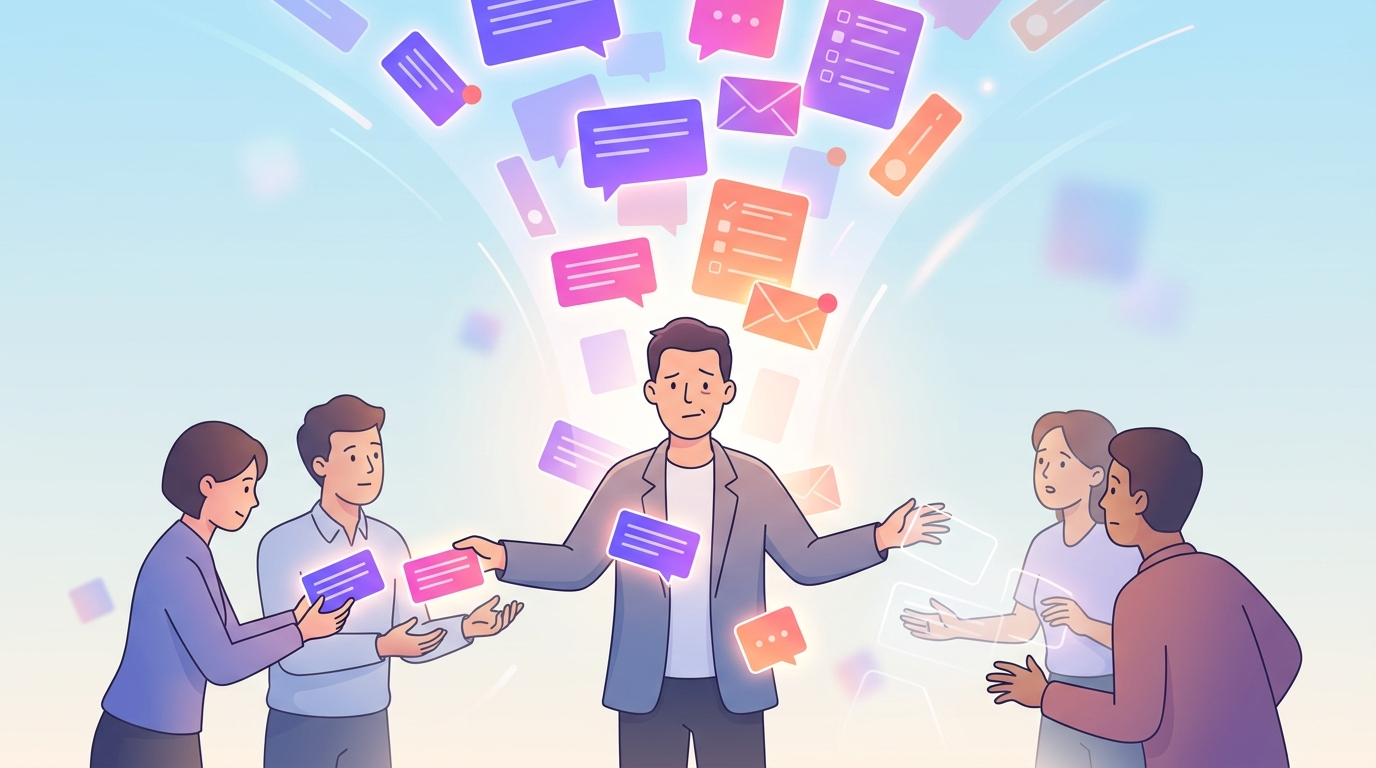 Only 4% of managers can pass your message down