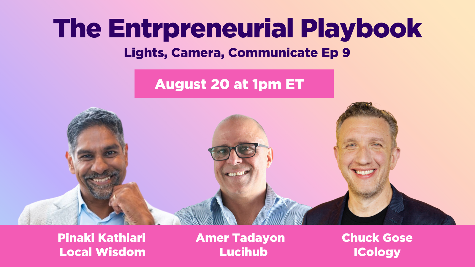 The entrepreneurial playbook for communicators