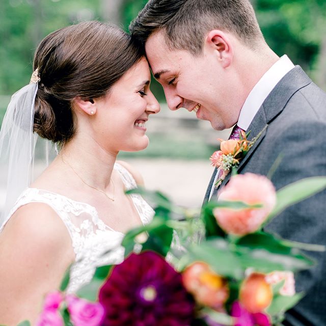 In love with all of the photos from Hallie and Dave&rsquo;s wedding yesterday! Everything came together beautifully and the day was absolute perfection. Photography: @kristinleannephotography