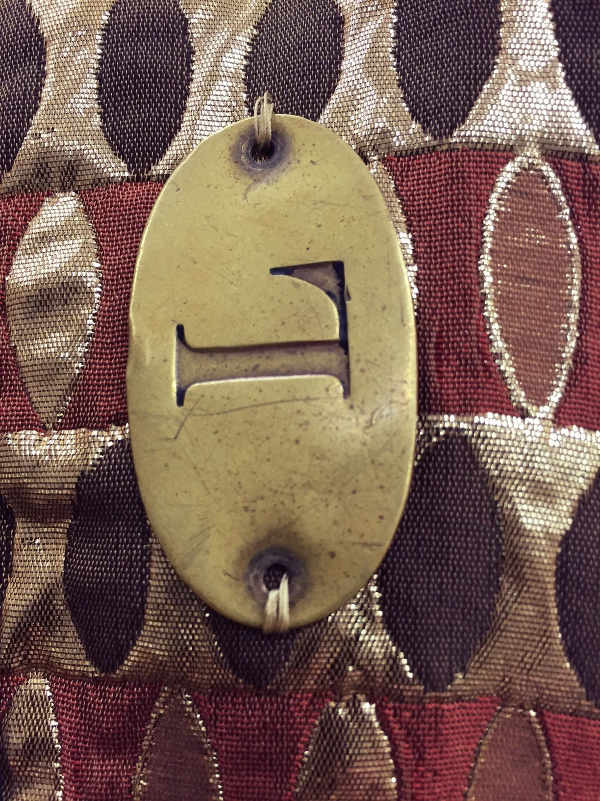  metal plates with letters and numbers 