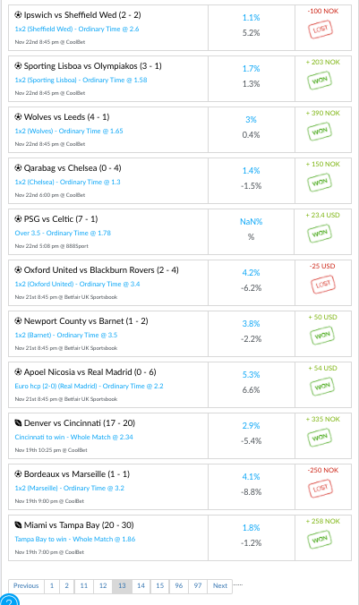 Screenshot of my trade feed from 14 September 2017 - 17 March 2018—22-35