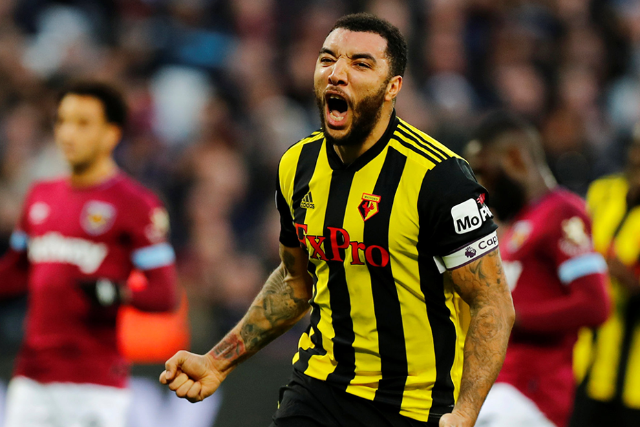 Watford captain Troy Deeney scored 9 goals and 5 assists last season.
