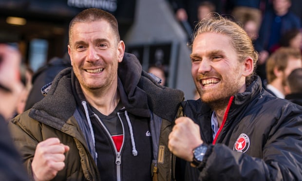 Benham (left) is the owner of Championship side Brentford FC.