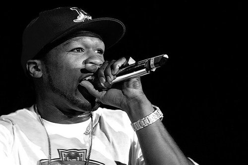 50 Cent doing what he does best!
