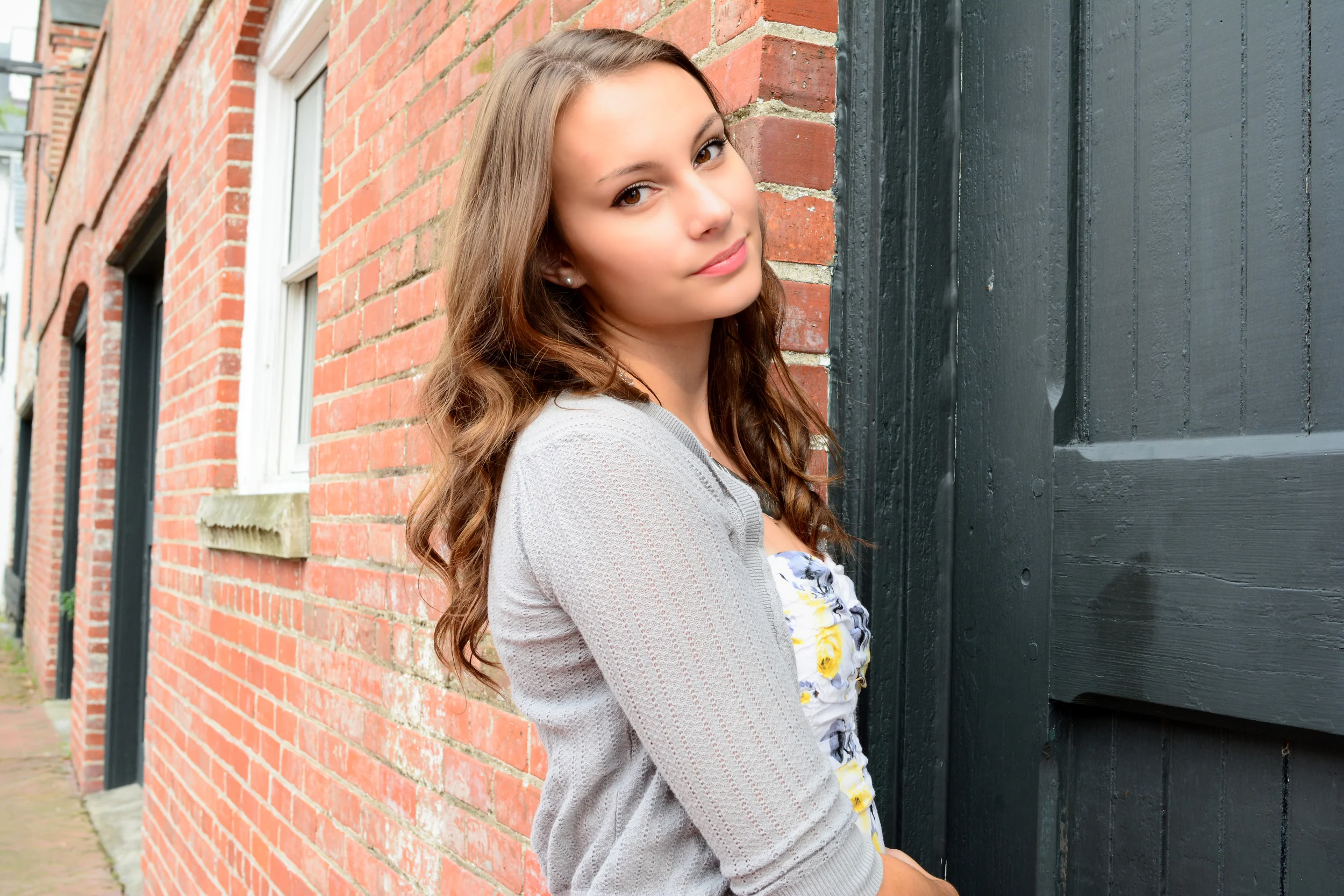 downtown Norfolk senior portrait Jan Casper Photography Virginia