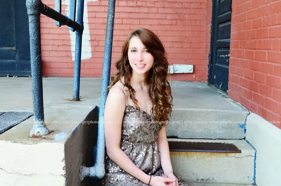 neon district Norfolk Virginia senior portrait Jan Casper Photography