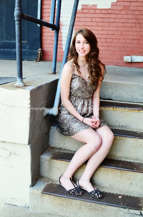 neon district Norfolk Virginia senior portrait Jan Casper Photography
