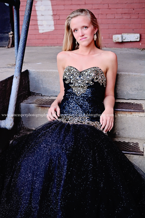 Norfolk Neon District Virginia senior portrait Jan Casper Photography