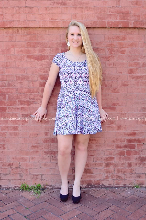downtown Norfolk senior portrait Freemason Jan Casper Photography Virginia