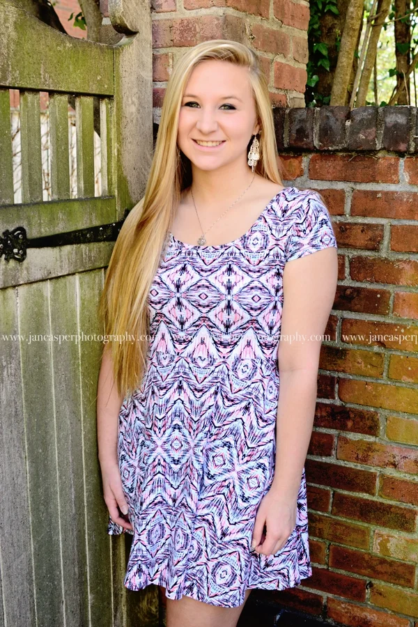 downtown Norfolk senior portrait Freemason Jan Casper Photography Virginia