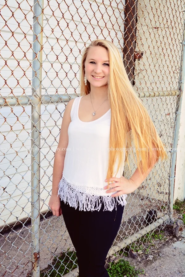 neon district Norfolk senior portrait Jan Casper Photography Virginia