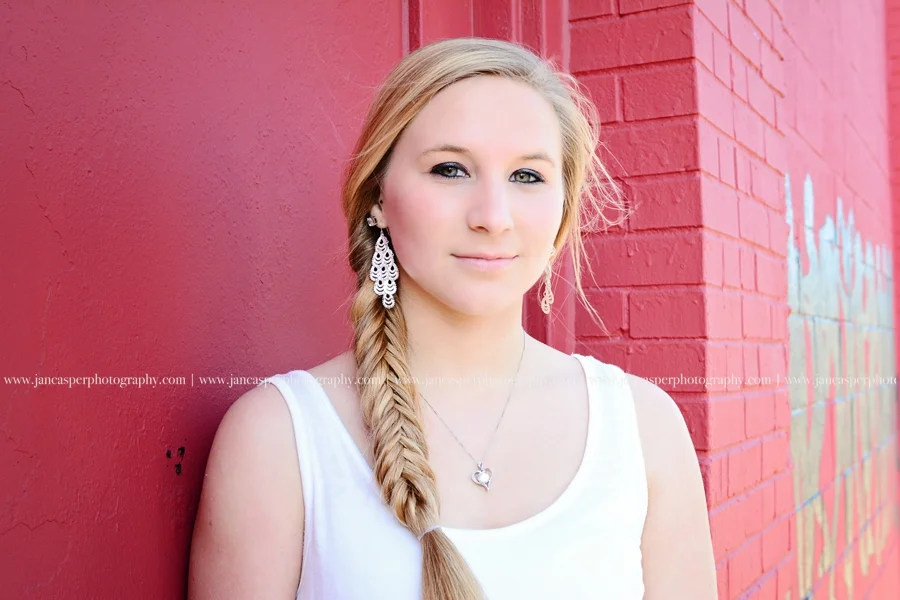 neon district Norfolk senior portrait Jan Casper Photography Virginia