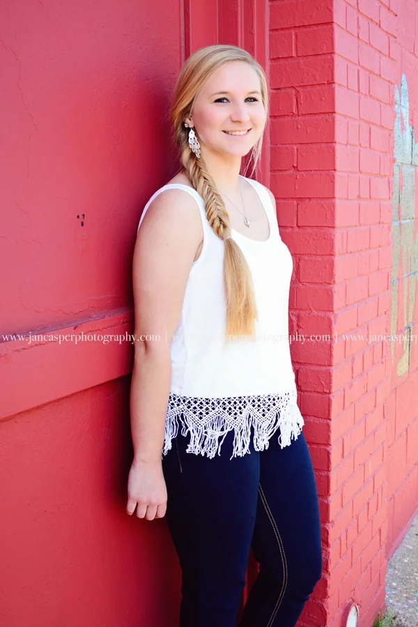 neon district Norfolk senior portrait Jan Casper Photography Virginia