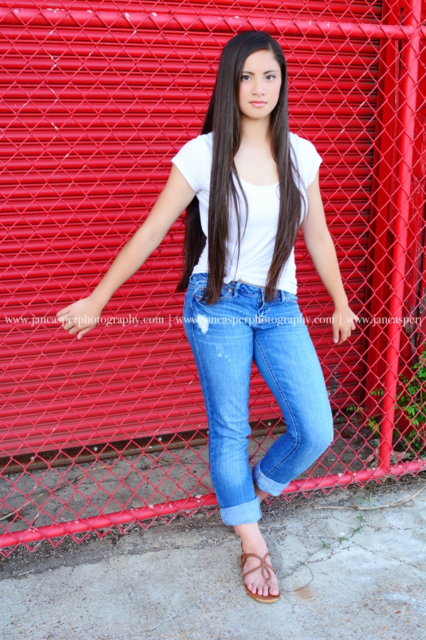 neon district Norfolk Virginia senior portrait Jan Casper Photography