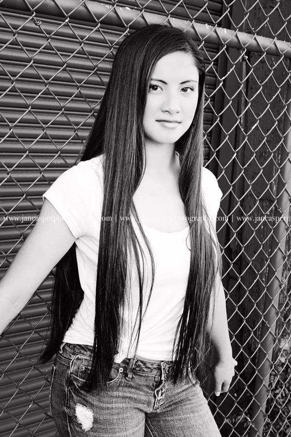 neon district Norfolk Virginia senior portrait Jan Casper Photography
