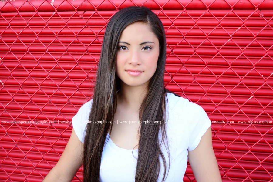 neon district Norfolk Virginia senior portrait Jan Casper Photography