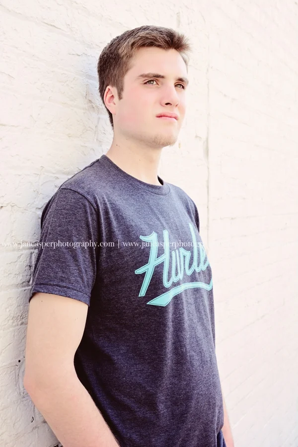 downtown Norfolk Freemason senior portrait Jan Casper Photography Virginia