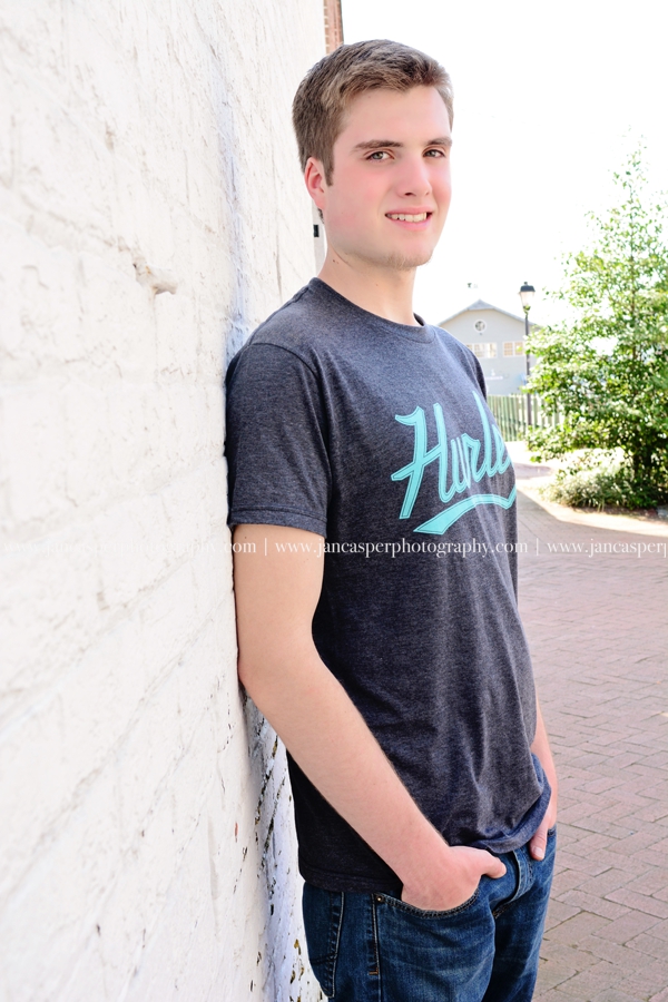 downtown Norfolk Freemason senior portrait Jan Casper Photography Virginia