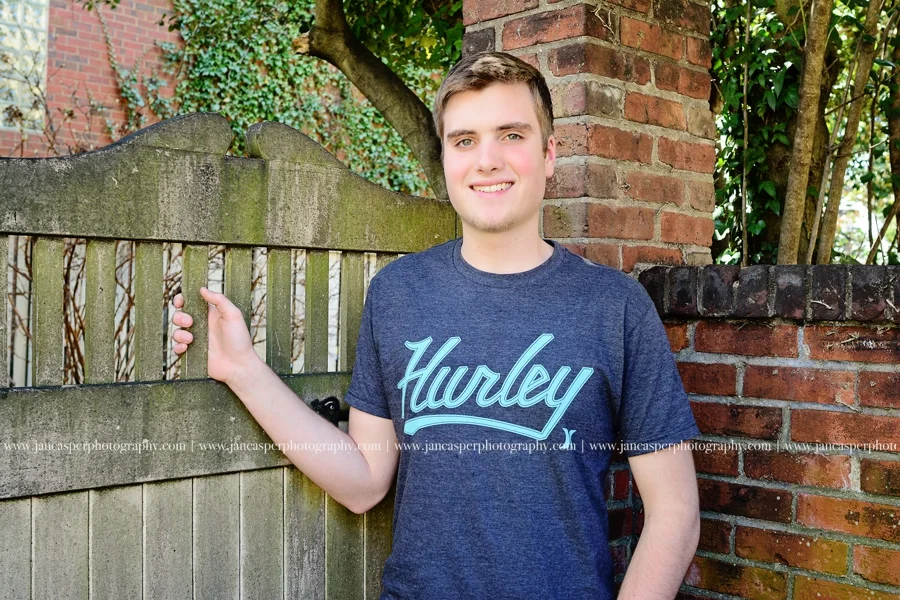 downtown Norfolk Freemason senior portrait Jan Casper Photography Virginia