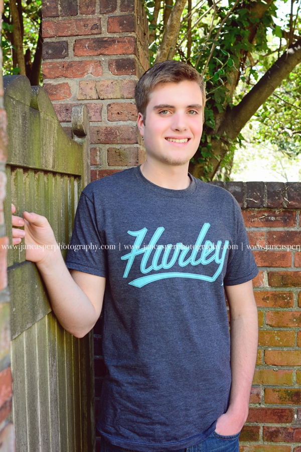 downtown Norfolk Freemason senior portrait Jan Casper Photography Virginia