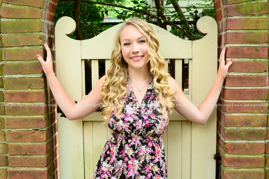 Freemason street downtown Norfolk senior portrait Virginia Jan Casper Photography