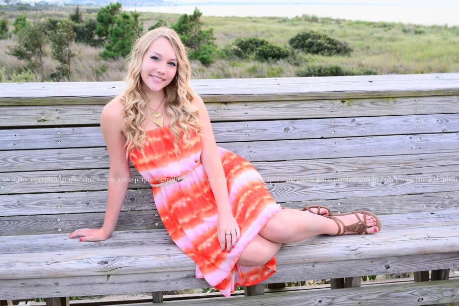 First Landing State Park Virginia senior portrait Jan Casper Photography