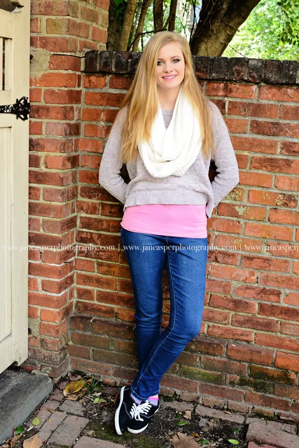 Freemason street downtown Norfolk Virginia senior portrait Jan Casper Photography