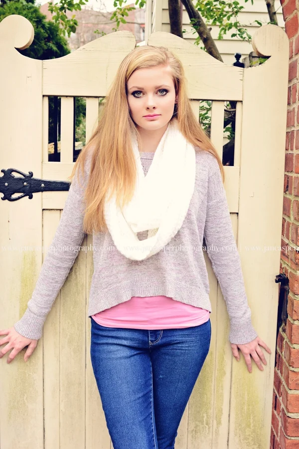Freemason street downtown Norfolk Virginia senior portrait Jan Casper Photography