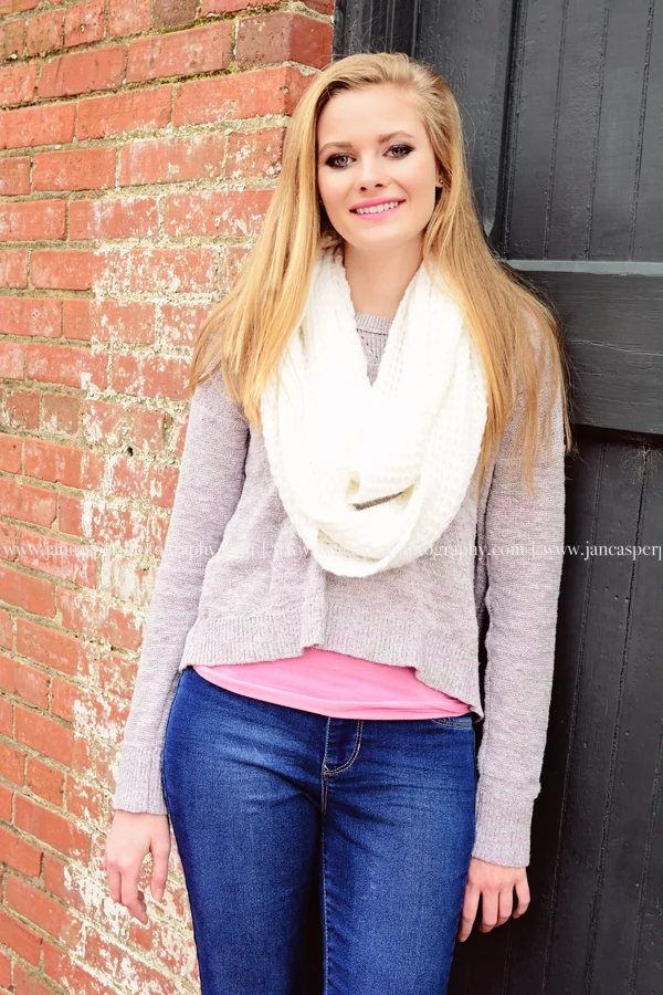 Freemason street downtown Norfolk Virginia senior portrait Jan Casper Photography