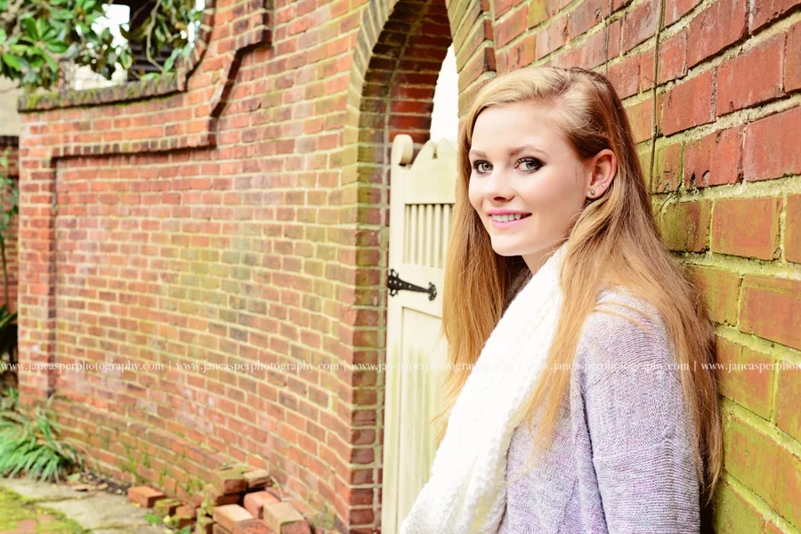 Freemason street downtown Norfolk Virginia senior portrait Jan Casper Photography