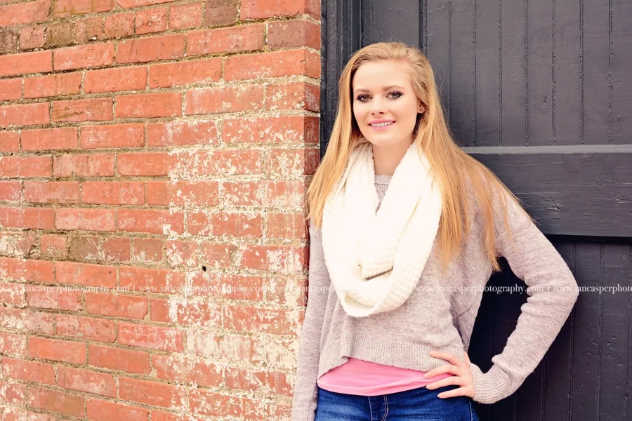 Freemason street downtown Norfolk Virginia senior portrait Jan Casper Photography