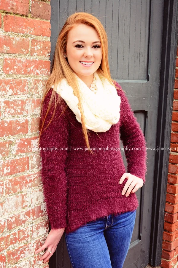 Freemason street downtown Norfolk Virginia senior portrait Jan Casper Photography