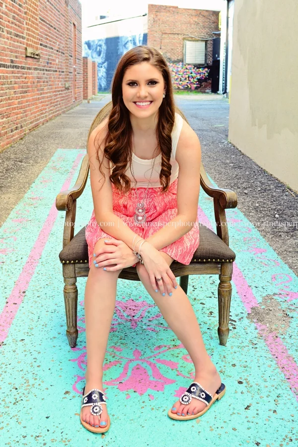 Neon District Norfolk Virginia senior portrait Jan Casper Photography
