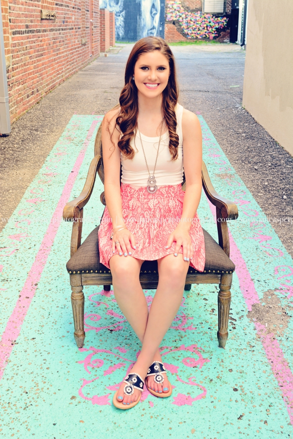 Neon District Norfolk Virginia senior portrait Jan Casper Photography