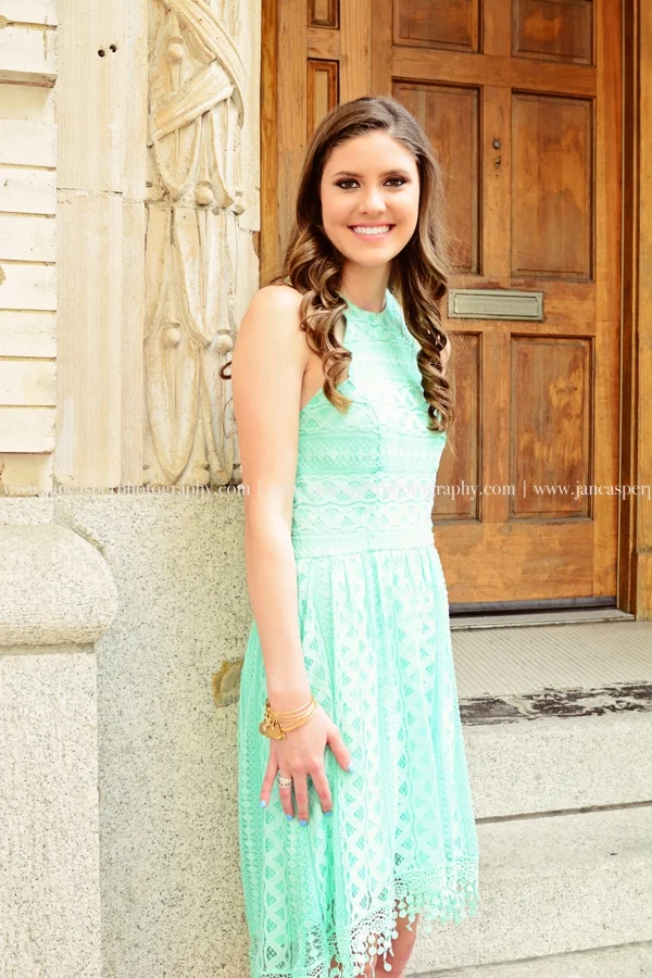 downtown Norfolk Virginia senior portrait Jan Casper Photography