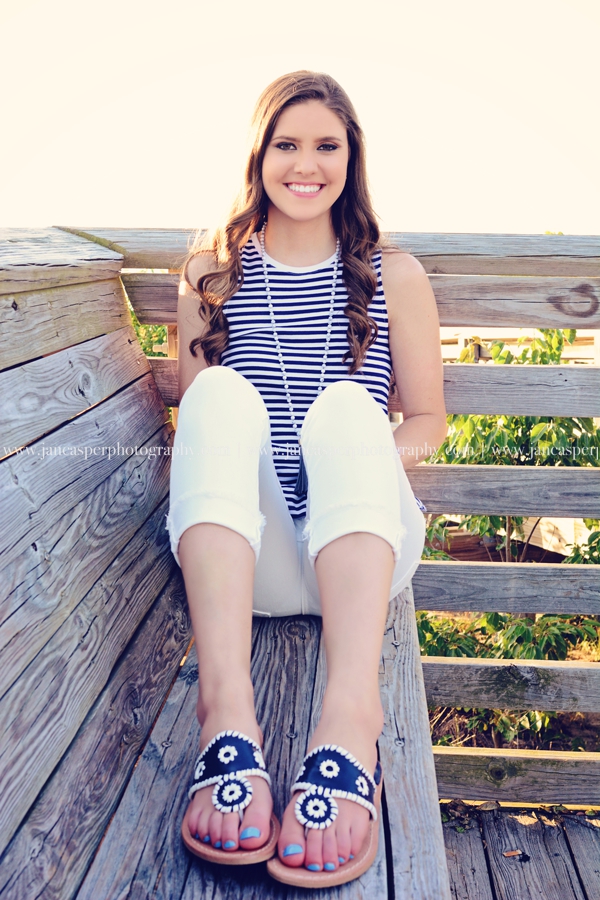 First L anding State Park Virginia senior portrait Jan Casper Photography