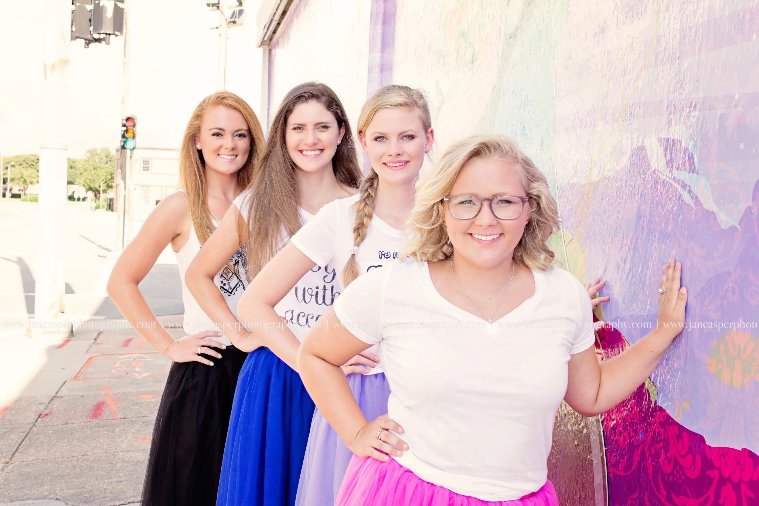 Norfolk Neon District senior portrait Jan Casper Photography