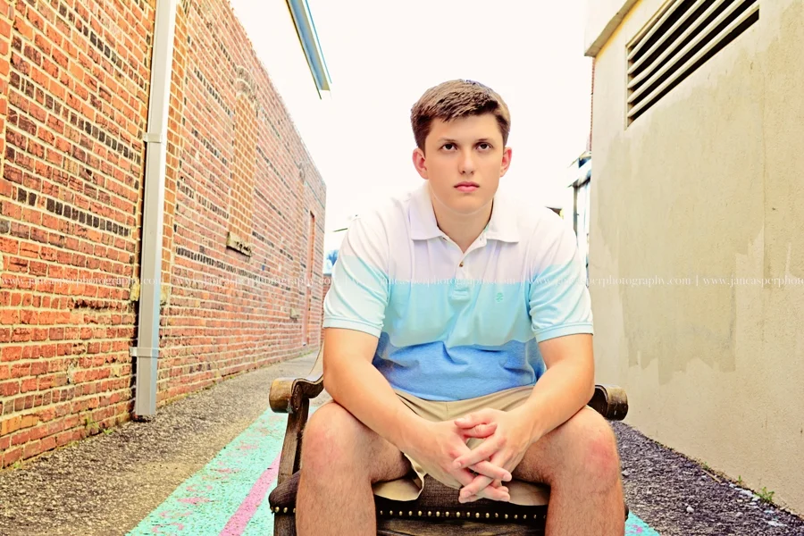 Neon District Norfolk senior portrait Jan Casper Photography Virginia