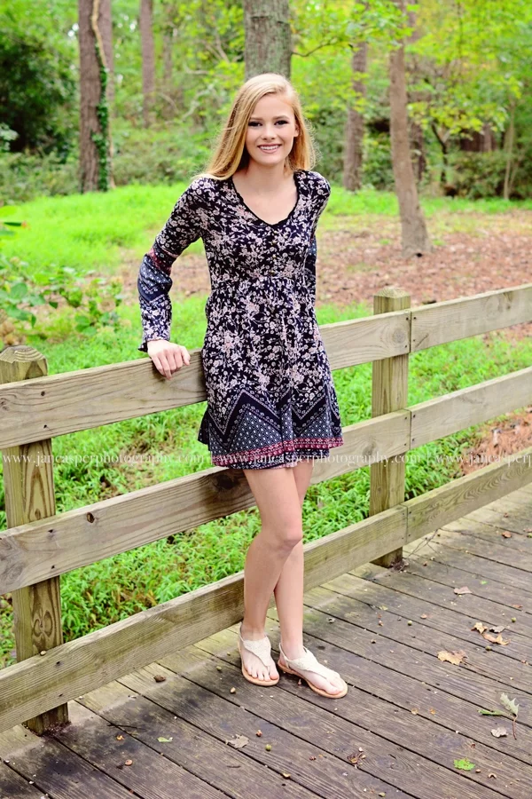 Red Wing Park senior portrait Virginia Beach Jan Casper Photography