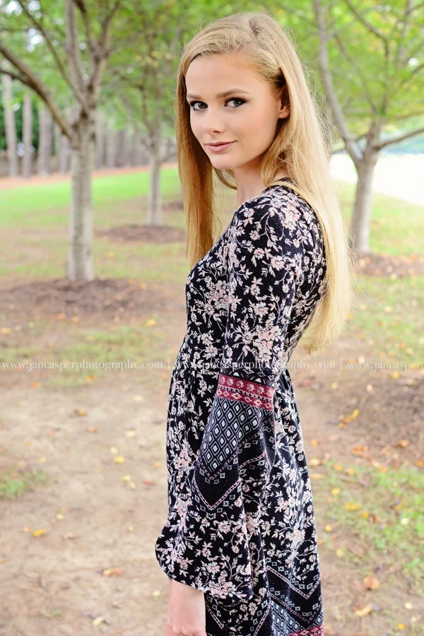Red Wing Park senior portrait Virginia Beach Jan Casper Photography