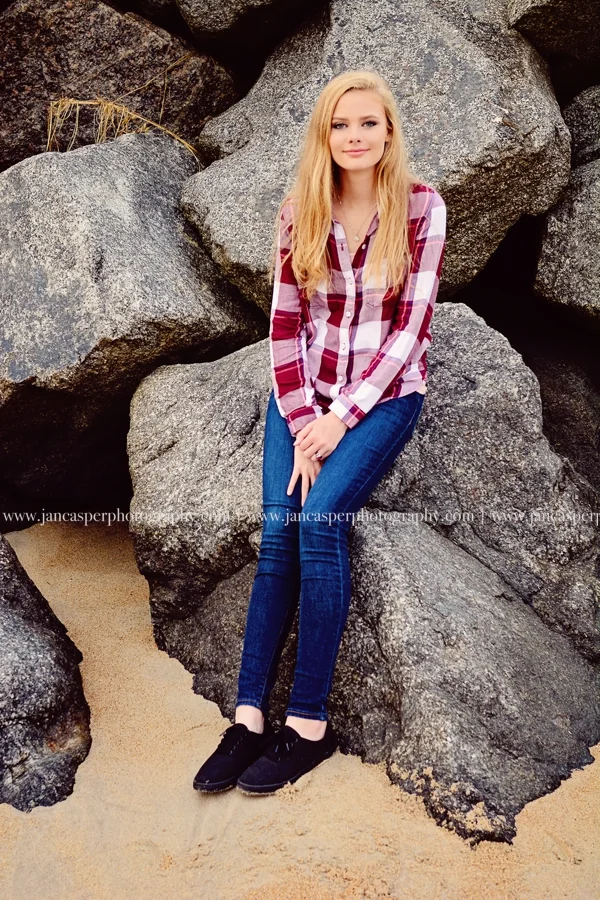 Fort Story senior portrait Virginia Beach Jan Casper Photography