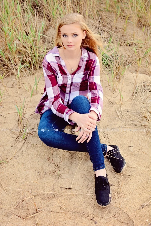 Fort Story senior portrait Virginia Beach Jan Casper Photography
